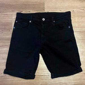 G-Star Raw Slim 3301 Slim Stretch Denim Shorts Size 31 Used